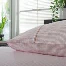 The Lyndon Company Gingham Bedlinen Duvet Cover Set Rose Gingham additional 2