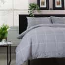 The Lyndon Company Crossley Heath Bedlinen Duvet Cover Set Grey additional 1