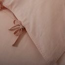 The Lyndon Company Soft Washed Cotton Bedlinen Duvet Cover Set Pink additional 3