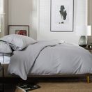 The Lyndon Company Soft Washed Cotton Bedlinen Duvet Cover Set Grey additional 5