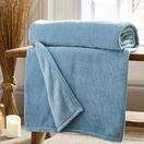 Throw Snuggle Touch Light Blue 140x180cm additional 1