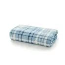 Throw Snuggle Check Ocean 140x180cm additional 2
