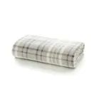 Throw Snuggle Check Dark Grey 140x180cm additional 2