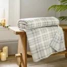 Throw Snuggle Check Dark Grey 140x180cm additional 1