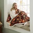 Deyongs Mushroom Wine Heated Sherpa Throw 140x180cm additional 3