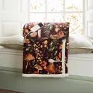 Deyongs Mushroom Wine Heated Sherpa Throw 140x180cm additional 1