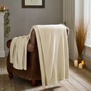 Deyongs The Big One Fleece Throw Almond Milk 230x270cm additional 1
