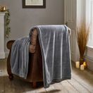 Deyongs The Big One Fleece Throw Charcoal 230x270cm additional 1