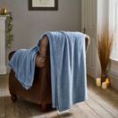 Deyongs The Big One Fleece Throw Dusty Blue 230x270cm additional 1