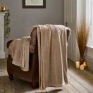 Deyongs The Big One Fleece Throw Taupe 230x270cm additional 1