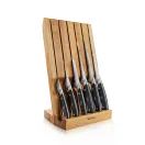 Robert Welch 7 Piece Angle Oak Knife Block Set additional 1