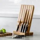 Robert Welch 7 Piece Angle Oak Knife Block Set additional 5