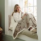 Deyongs Sterling Stag Mocha Heated Throw 140x180cm additional 1