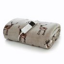 Deyongs Sterling Stag Mocha Heated Throw 140x180cm additional 3