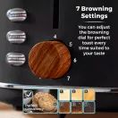 Tower Scandi 2 Slice Toaster Black T20027BLK additional 3