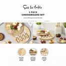 Sur La Table 5 Piece Cheeseboard Set SLT847086 additional 3