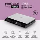 Good Food Electronic Kitchen Scale 15kg GF876009 additional 2
