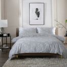 The Lyndon Company Petite Fleure Bedlinen Duvet Cover Set Grey additional 3
