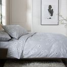 The Lyndon Company Petite Fleure Bedlinen Duvet Cover Set Grey additional 5