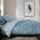 The Lyndon Company Tulle Bedlinen Duvet Cover Set Duckegg additional 6