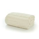 Chatsworth Faux Fur Textured Throw Cream 130x170cm additional 3