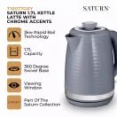 Tower Saturn 1.7 Litre Kettle Grey T10077GRY additional 2