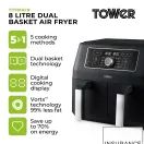 Tower 8 Litre Vortx Air Fryer Due Basket T17181AFT additional 2