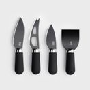 Brooklyn Chrome 4 Piece Ceramic-Coated Cheese Knife Set additional 1