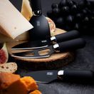 Brooklyn Chrome 4 Piece Ceramic-Coated Cheese Knife Set additional 3