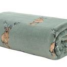 Deyongs Highland Fell Green Fleece Throw 140x180cm additional 2
