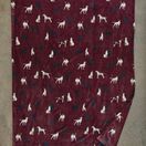 Deyongs Hounds Burgundy Fleece Throw 140x180cm additional 3