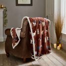 Deyongs Mixed Kitty Brick Fleece Throw 140x180cm additional 1