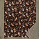 Deyongs Woodland Wildlife Burgundy Fleece Throw 140x180cm additional 3