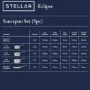 Stellar Eclipse Try-Ply Saucepan Set 5pc additional 3