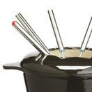 Cast Iron Fondue Set in Black additional 4