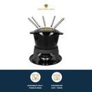 Cast Iron Fondue Set in Black additional 3