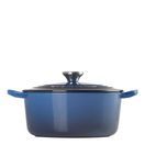 Le Creuset Classic Cast Iron Round Casserole 26cm Lapis additional 2