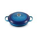 Le Creuset Classic Cast Iron Shallow Casserole 30cm Lapis additional 2