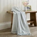 Lobster Creek Salcombe Stripe Throw Sky Blue additional 4