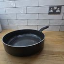 GreenChef Non-stick Saute pan 24cm with Glass Lid PFA's Free additional 2