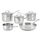 Stellar Profile 5 piece Saucepan set with Uncoated 26cm Frying Pan additional 1