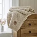 TLC Cadenza Knitted Throw 130 x 170cm Cream additional 4