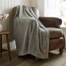 TLC Cadenza Knitted Throw 130 x 170cm Grey additional 2