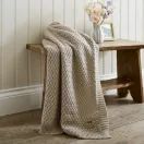 TLC Cadenza Knitted Throw 130 x 170cm Natural additional 1