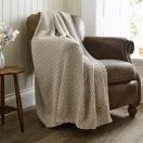 TLC Cadenza Knitted Throw 130 x 170cm Natural additional 2