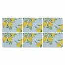 Pimpernel Set of 6 Amalfi Lemon Tablemats or Coasters additional 1