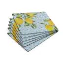 Pimpernel Set of 6 Amalfi Lemon Tablemats or Coasters additional 3