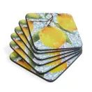 Pimpernel Set of 6 Amalfi Lemon Tablemats or Coasters additional 9