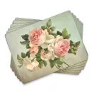 Pimpernel Set of 6 Antique Rose Tablemats or Coasters additional 1