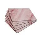 Pimpernel Set of 6 Minerals Rose Quartz Tablemats or Coasters additional 3